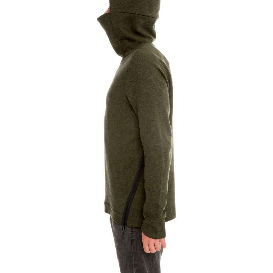 Nike Tech Fleece Pullover Hoodie 'LEGION GREEN HEATHER' 832116-331 sold by KicksCrew product image thumbnail 4