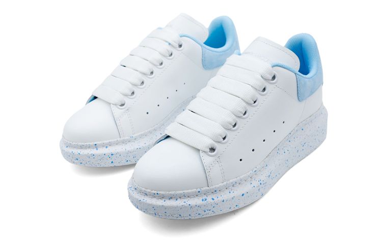 (WMNS) Alexander McQueen Larry Oversized Low-Top Sneakers 'White Sky Blue' 708068WICG78973 sold by KicksCrew product image thumbnail 2