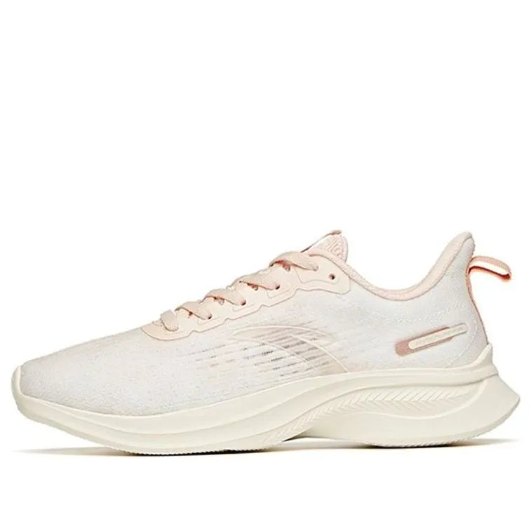 (WMNS) ANTA Running Series Sneakers Hydrogen 'White Pink' 122235570S-3 sold by KicksCrew