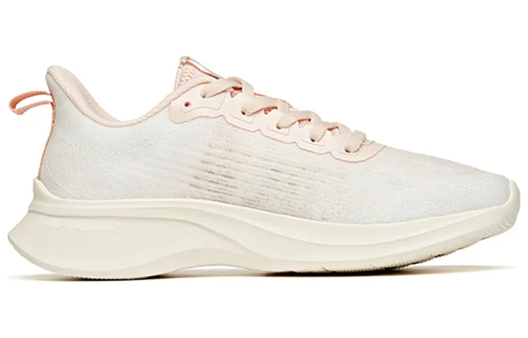 (WMNS) ANTA Running Series Sneakers Hydrogen 'White Pink' 122235570S-3 sold by KicksCrew product image thumbnail 2