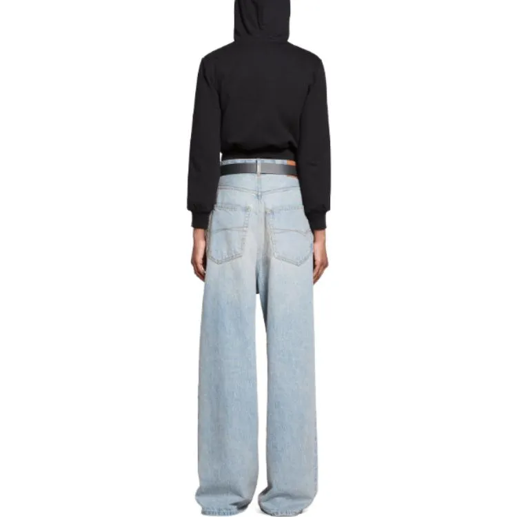 Balenciaga 24ss Baggyパンツ ライトブルー773763 xs Baggy Pants in Light Blue | Balenciaga US