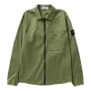 STONE ISLAND Supima Cotton Shirt Jacket 'Olive' 761512619-V0058 sold by KicksCrew