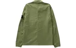 STONE ISLAND Supima Cotton Shirt Jacket 'Olive' 761512619-V0058 sold by KicksCrew