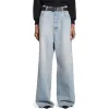 (WMNS) Balenciaga Baggy Jeans 'Light Blue' 773763TJW794076 sold by KicksCrew