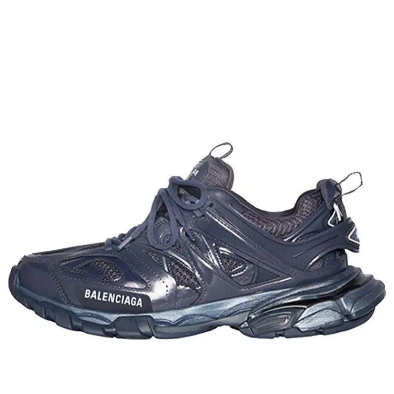 Balenciaga Track 1.0 Sneakers 'Metallic Navy' 542023W2FS81200 sold by KicksCrew