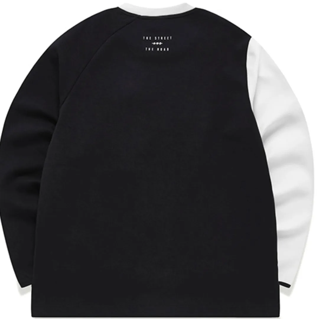FILA x Mihara Yasuhiro Lettrer Printed Sweater 'White Black' F11M143204F-IV sold by KicksCrew product image thumbnail 2