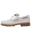 Timberland Authentic Handsewn Boat Shoes 'White Full Grain' A4149EM2 sold by KicksCrew