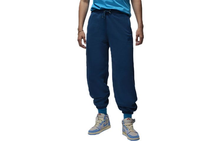 (WMNS) Air Jordan Flight Fleece Pants 'French Blue' FB5113-427 sold by KicksCrew product image thumbnail 2