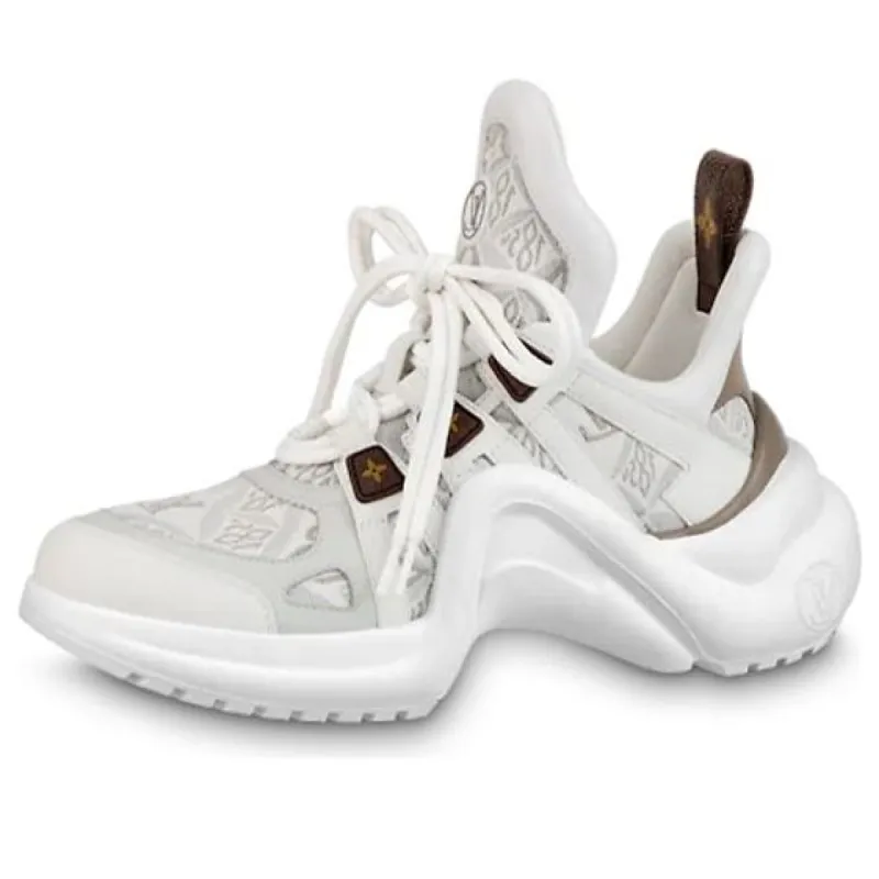 (WMNS) LOUIS VUITTON Archlight 1.0 Sneakers 'Beige' 1A9KEY sold by KicksCrew