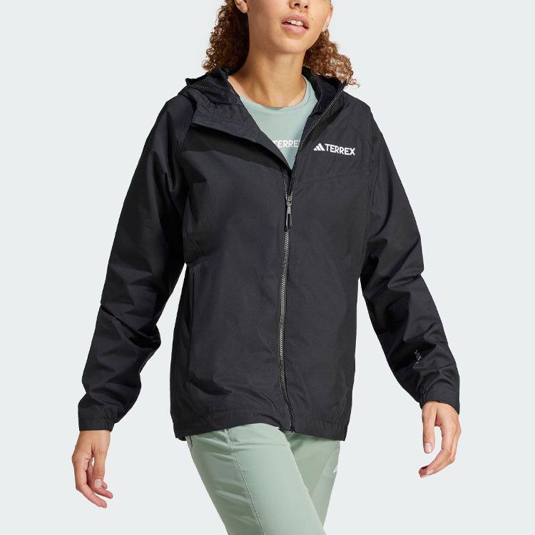(WMNS) adidas Terrex Multi 2L RAIN.RDY Jacket 'Black' IV9835 sold by KicksCrew product image thumbnail 5