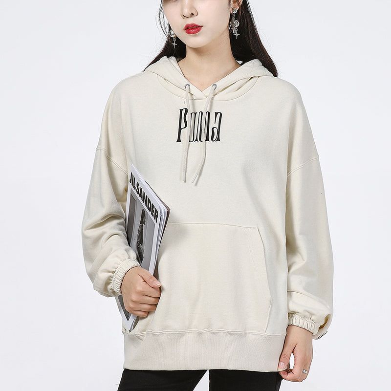 (WMNS) Puma Downtown Graphic Hoodie 'White' 533049-73 sold by KicksCrew product image thumbnail 3