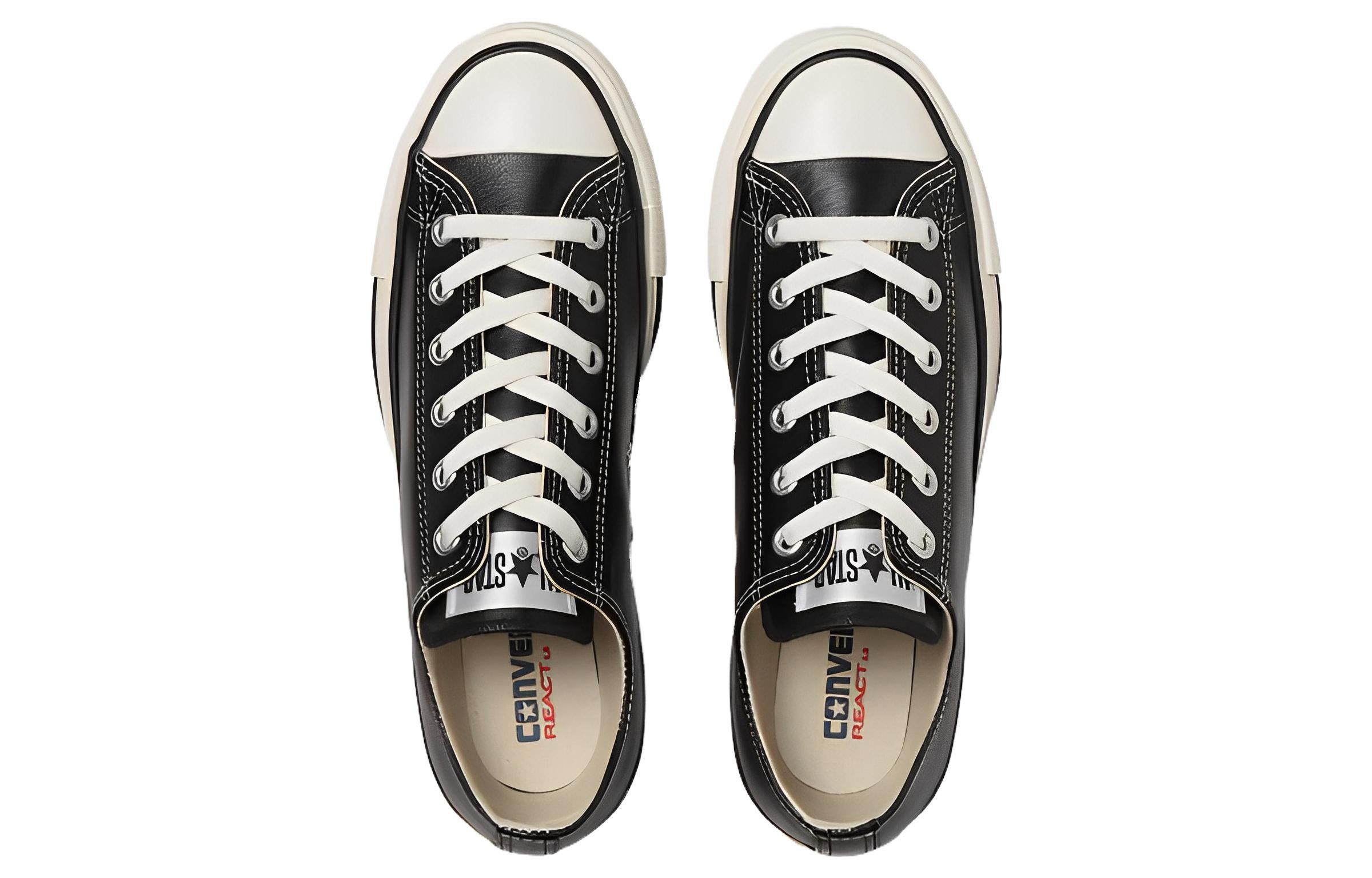 Converse All Star Olive Green Leather Ox 'Black White' 31309190 sold by KicksCrew product image thumbnail 5