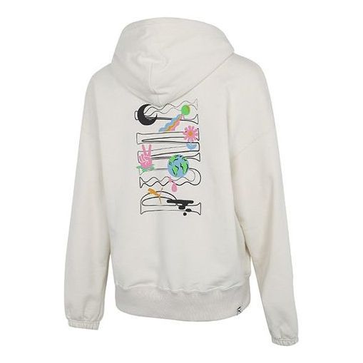 (WMNS) Puma Downtown Graphic Hoodie 'White' 533049-73 sold by KicksCrew