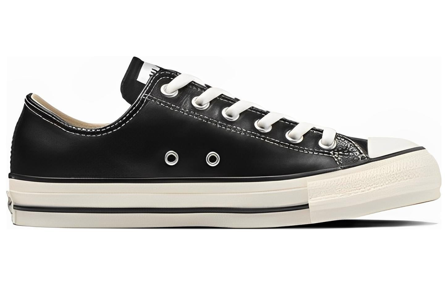 Converse All Star Olive Green Leather Ox 'Black White' 31309190 sold by KicksCrew product image thumbnail 3