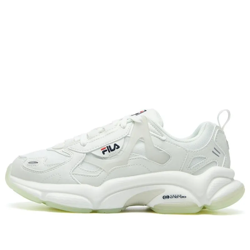 (WMNS) FILA FUSION RJV DX Sneakers 'White Green' T12W131101FLC sold by KicksCrew