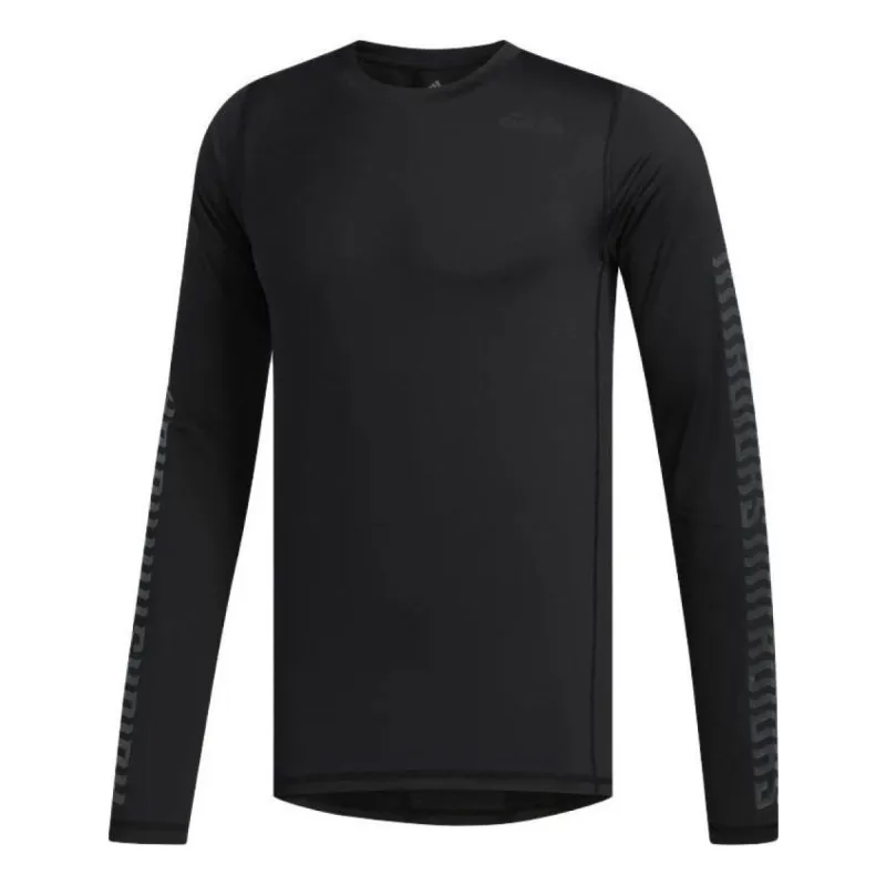 adidas Alphaskin Graphic Tshirt 'Black' FJ5148 sold by KicksCrew