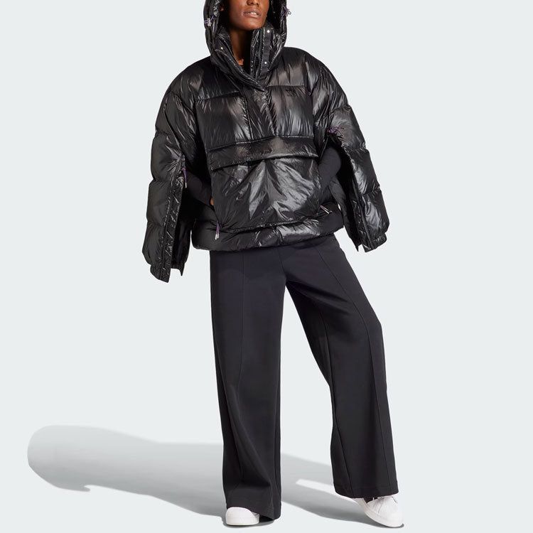 (WMNS) adidas Puffed Throw-Over Jacket 'Black' IR7115 sold by KicksCrew product image thumbnail 3