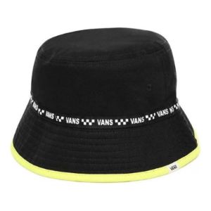 (WMNS) Vans Delux Hankley Bucket Hat 'Black Yellow' VN0A4DT8W5X sold by KicksCrew