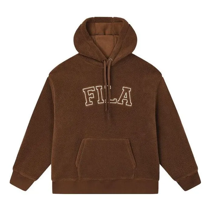 FILA Warm Hoodie 'Brown' F11U339203F-DK sold by KicksCrew