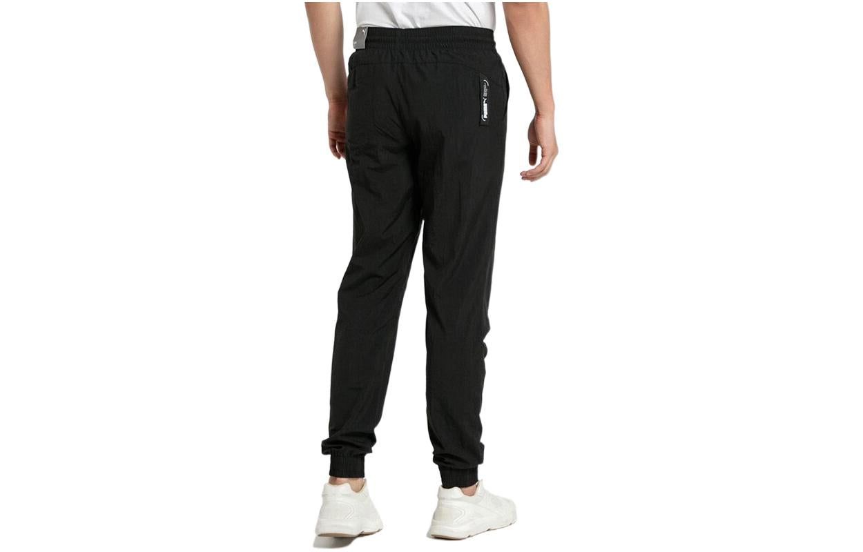 Puma Nu-Tility Sweatpants 'Black White' 585260-01 sold by KicksCrew product image thumbnail 2
