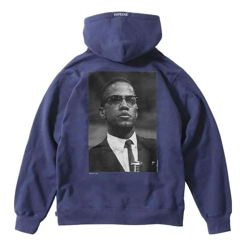 Supreme Roy DeCarava Malcolm x Hooded Sweatshirt 'Navy' SUP-SS22-805 sold by KicksCrew product image thumbnail 2
