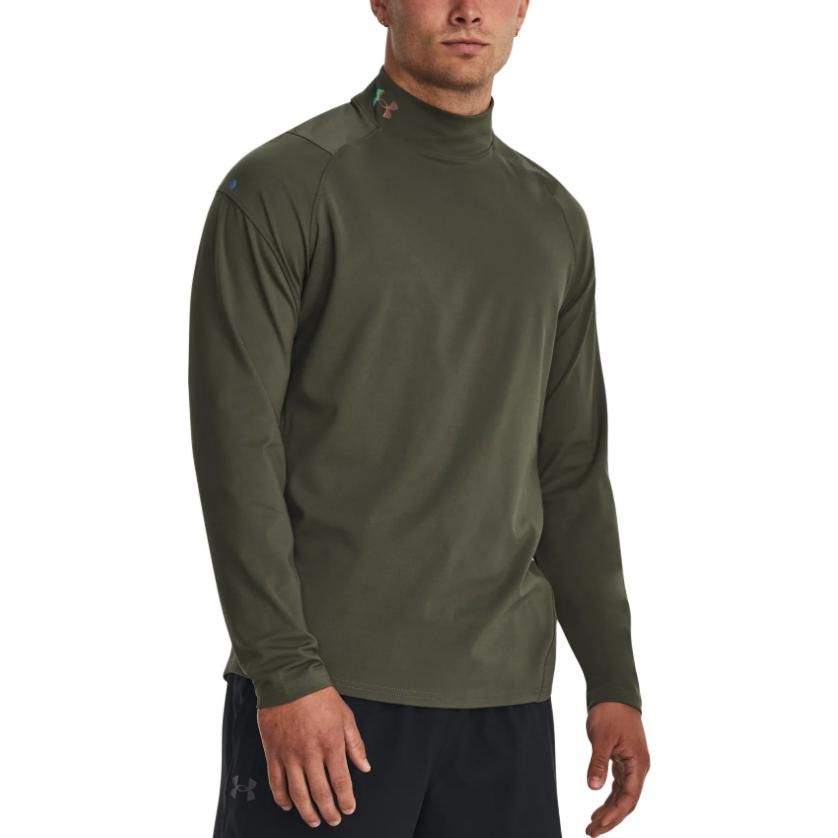 Under Armour Rush ColdGear Mock Long Sleeve T-Shirt 'Green' 1366059-390 sold by KicksCrew product image thumbnail 5