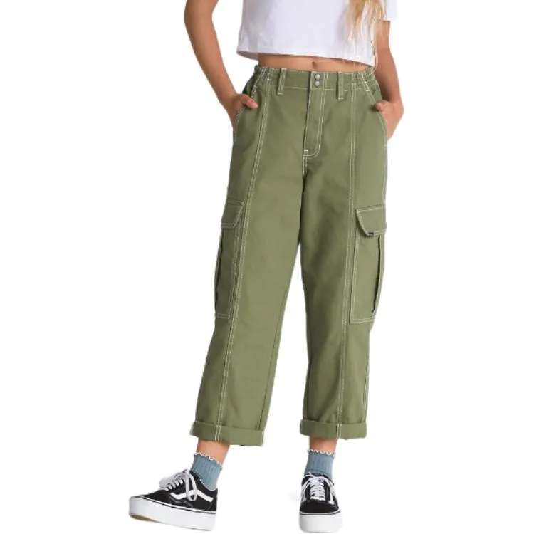 (WMNS) Vans Sidewalk Pants 'Olivine' VN000GWNAMB sold by KicksCrew product image thumbnail 5