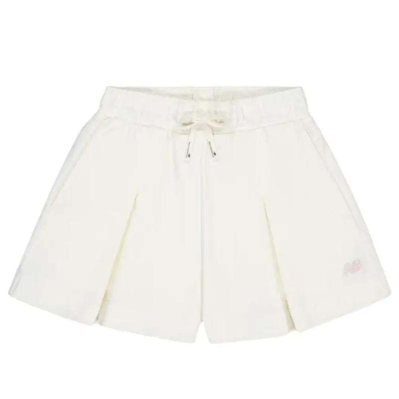 (WMNS) New Balance Classic Shorts 'White' NVE22272-IV sold by KicksCrew