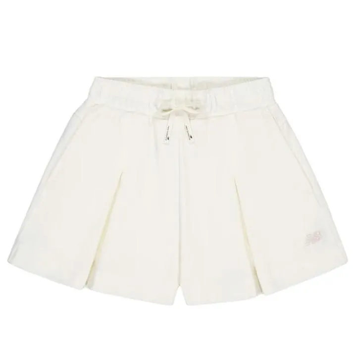 (WMNS) New Balance Classic Shorts 'White' NVE22272-IV sold by KicksCrew