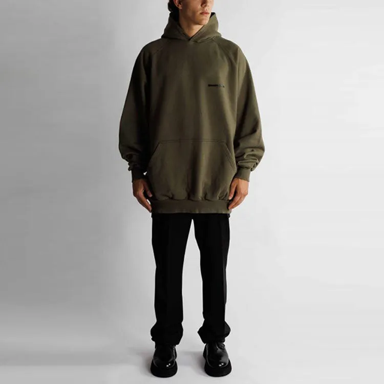 Balenciaga Strike 1917 Oversized Hoodie 'Khaki' 697879TMVH22930 sold by KicksCrew product image thumbnail 2