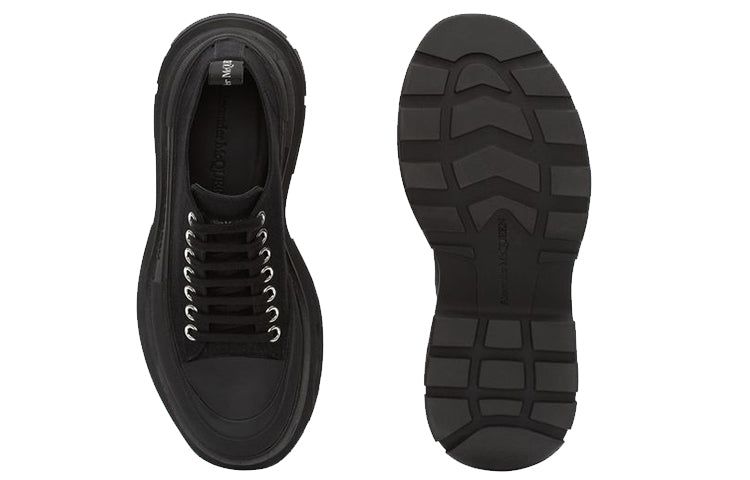 (WMNS) Alexander McQueen Tread Slick Lace Up 'Black' 611705W4L321000 sold by KicksCrew product image thumbnail 5