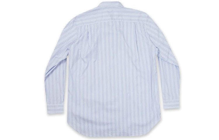 COMME des GARCONS PLAY Black Emblem Striped Button Down 'Light Blue' AZ-B010-051-1 sold by KicksCrew product image thumbnail 2