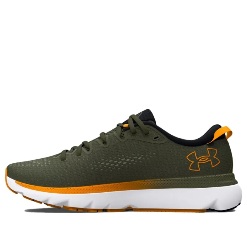 Under Armour HOVR Infinite 5 Running Shoes 'Green Orange' 3026545-302 made by Under Armour