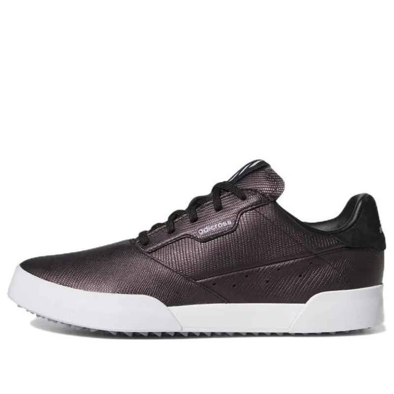 (WMNS) adidas Adicross Retro Spikeless Golf Shoes 'Core Black Magic Lilac Cloud White' GV8322 sold by KicksCrew