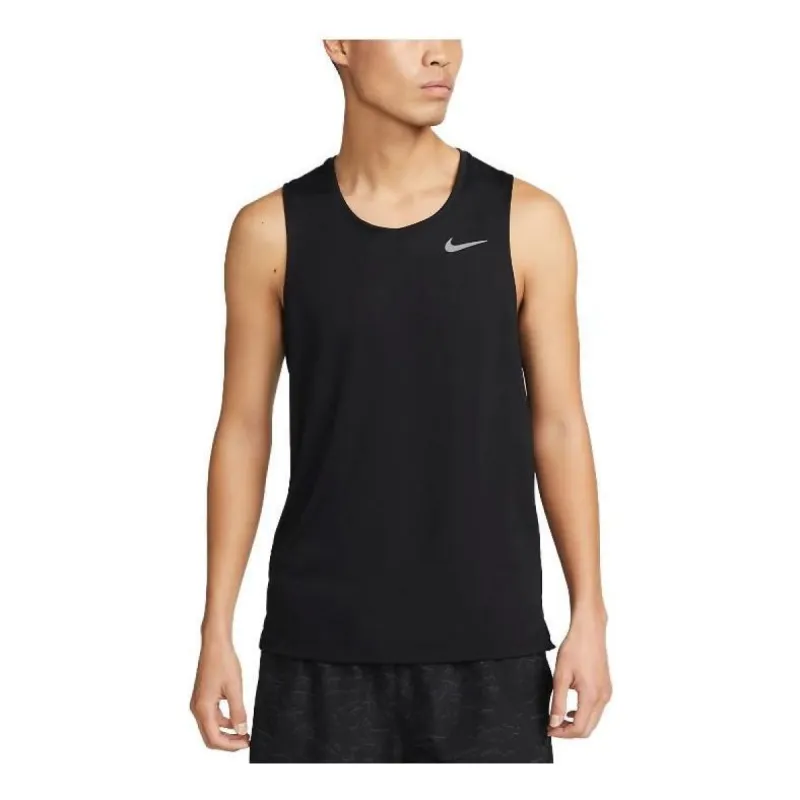 Nike Dri-FIT Miler Running Tank 'Black' DV9322-010 sold by KicksCrew