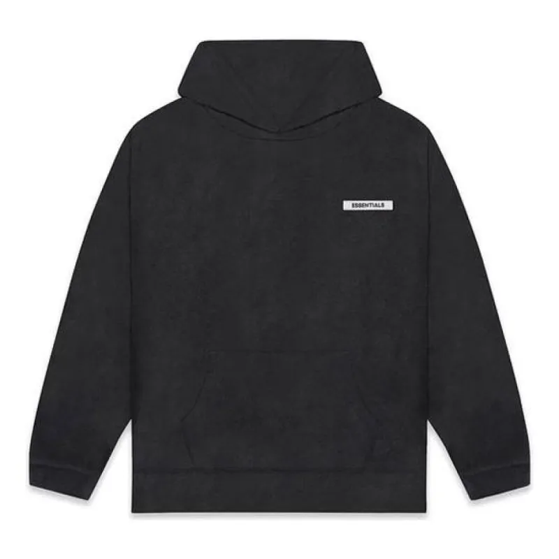 Fear of God Essentials FW20 Polar Fleece Hoodie 'Black' FOG-FW20-338 sold by KicksCrew
