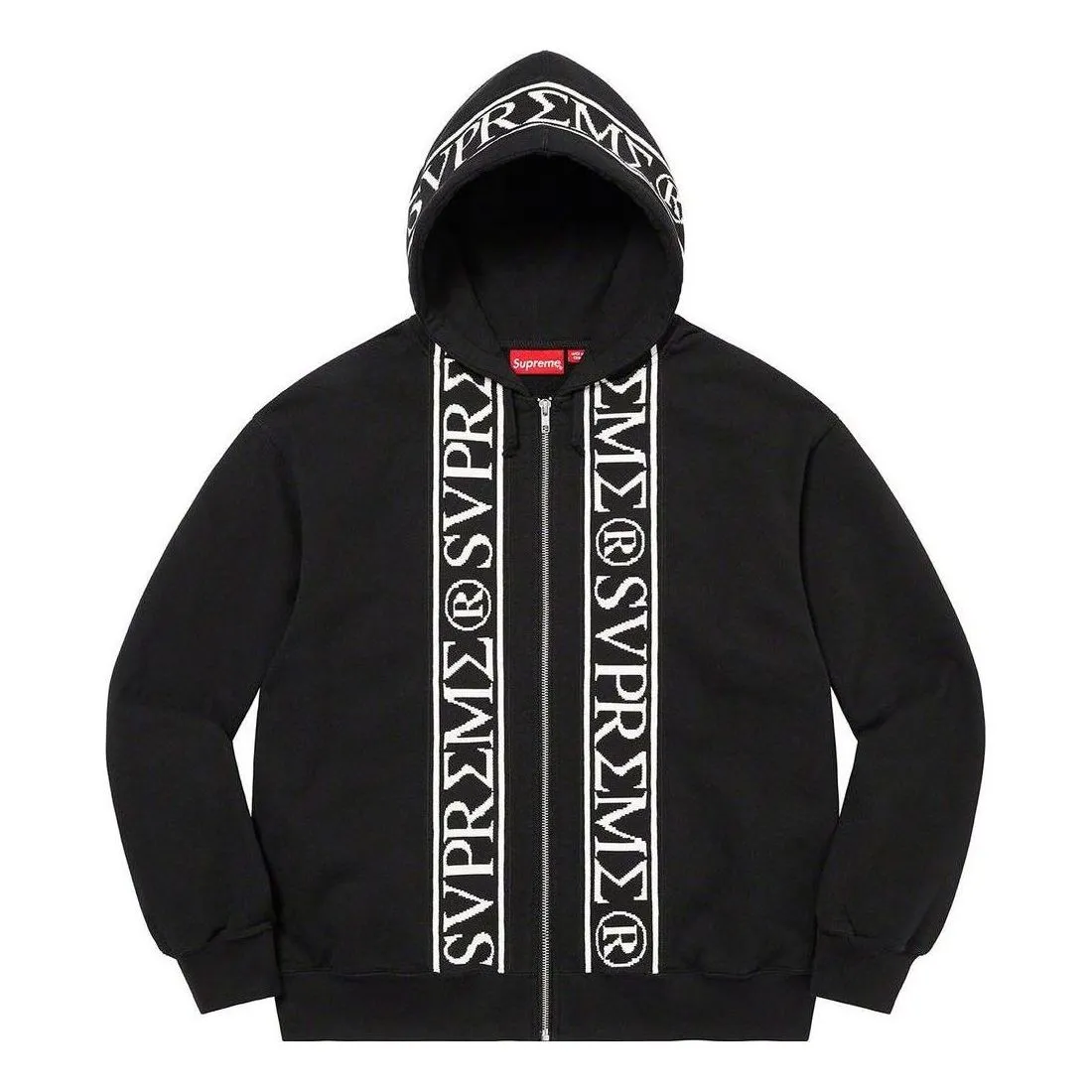 Supreme SS23 Week10 Roman Zip Up Hoodie 'Black' SUP-SS23-194 sold by KicksCrew