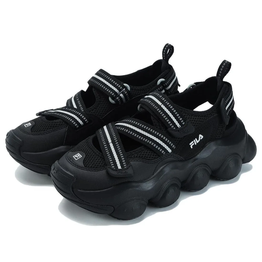 (WMNS) FILA Fragola Tracer shoes 'Black' F12W321403FBK sold by KicksCrew product image thumbnail 2