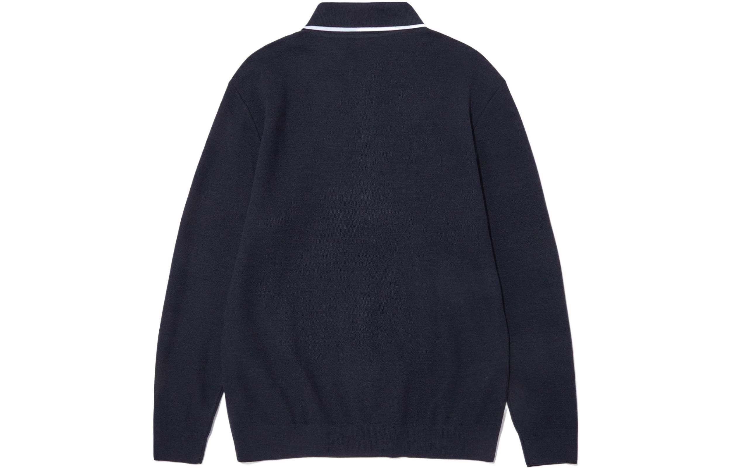 THE NORTH FACE Long Sleeve Polo Shirt 'Navy' NT7QN51B sold by KicksCrew product image thumbnail 3