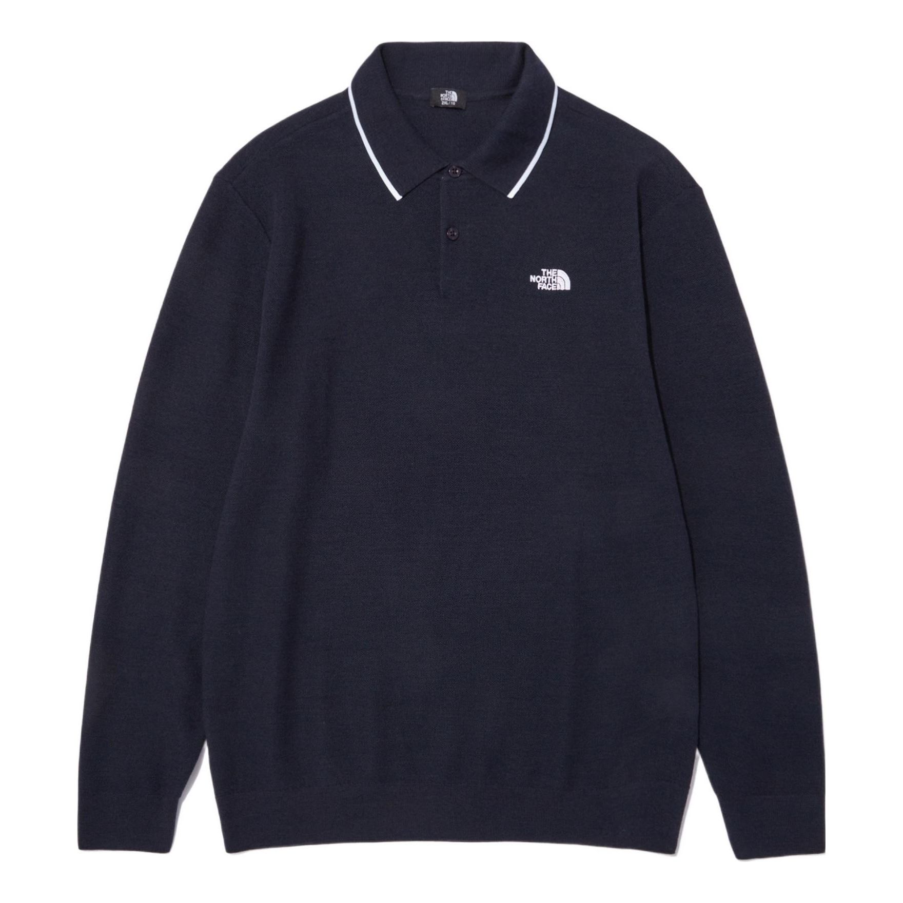 THE NORTH FACE Long Sleeve Polo Shirt 'Navy' NT7QN51B sold by KicksCrew