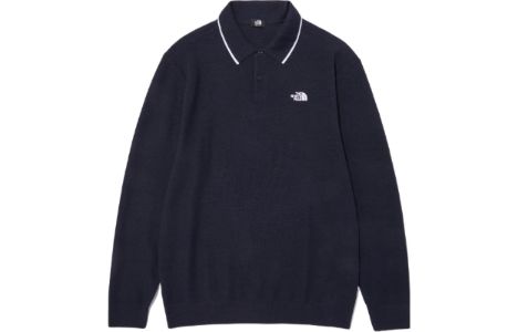 THE NORTH FACE Long Sleeve Polo Shirt 'Navy' NT7QN51B sold by KicksCrew