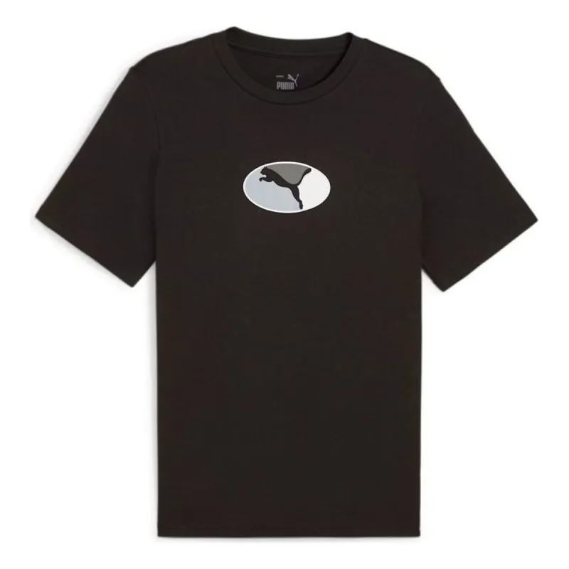 PUMA Graphics Execution T-Shirt 'Black' 630859-01 sold by KicksCrew