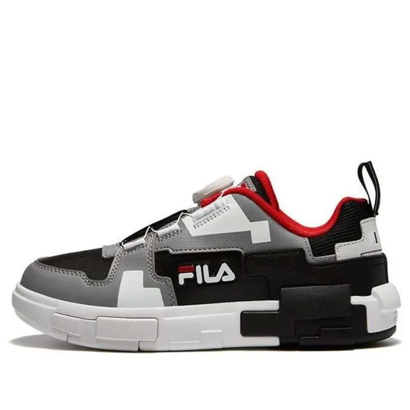 (GS) FILA Fashion Brick Skate Shoes 'White Grey Black' K15B341304FFBB sold by KicksCrew