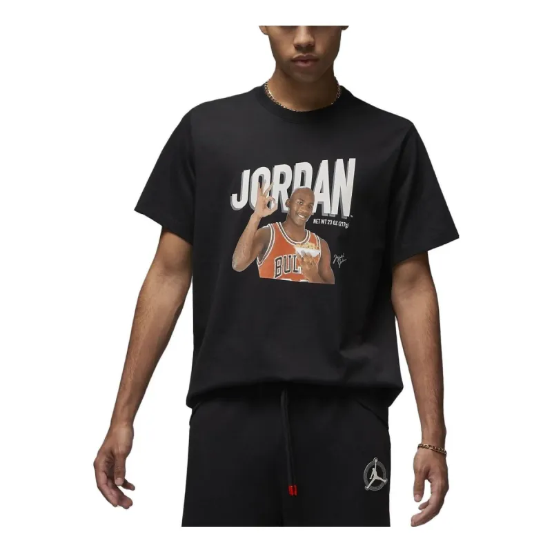 Air Jordan OK Logo T-Shirt 'Black' DV8435-010 sold by KicksCrew