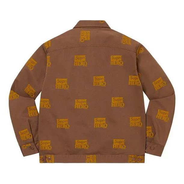 Supreme x Antihero Work Jacket 'Brown Yellow' SUP-SS22-911 sold by KicksCrew product image thumbnail 2