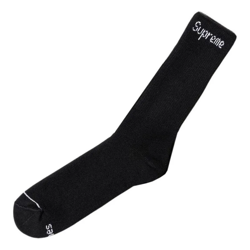 Supreme x MM6 Maison Margiela Hanes Crwe Socks 'Black White' SUP-SS24-123 sold by KicksCrew