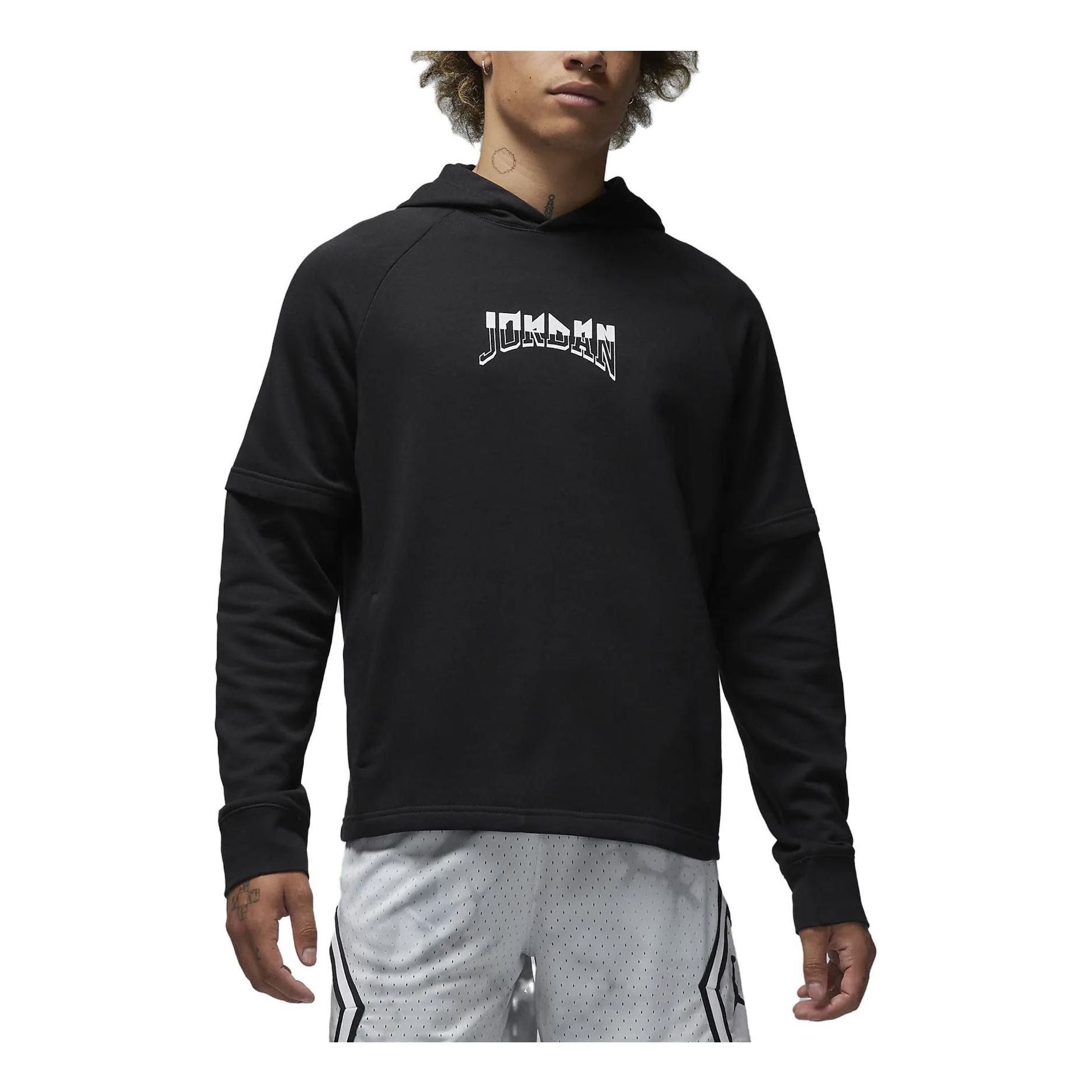 Air Jordan Dri-FIT Sport Graphic Fleece Pullover Hoodie 'Black' FB7570-010 sold by KicksCrew