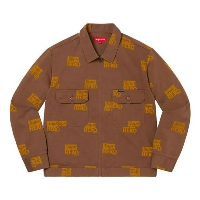 Supreme x Antihero Work Jacket 'Brown Yellow' SUP-SS22-911 sold by KicksCrew