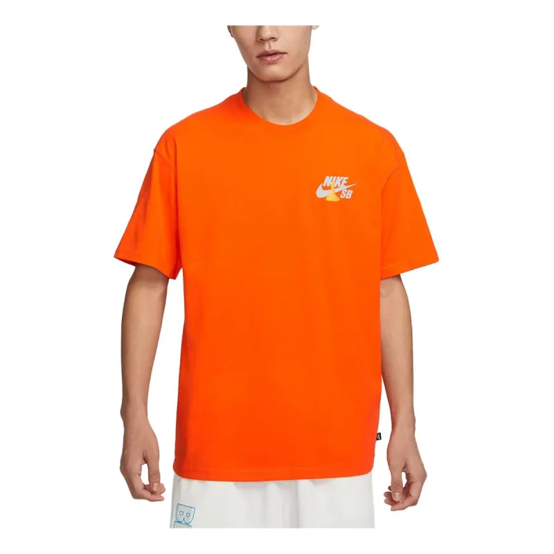 Nike SB Graphic T-shirt Asia Sizing 'Orange' FJ1136-803 sold by KicksCrew