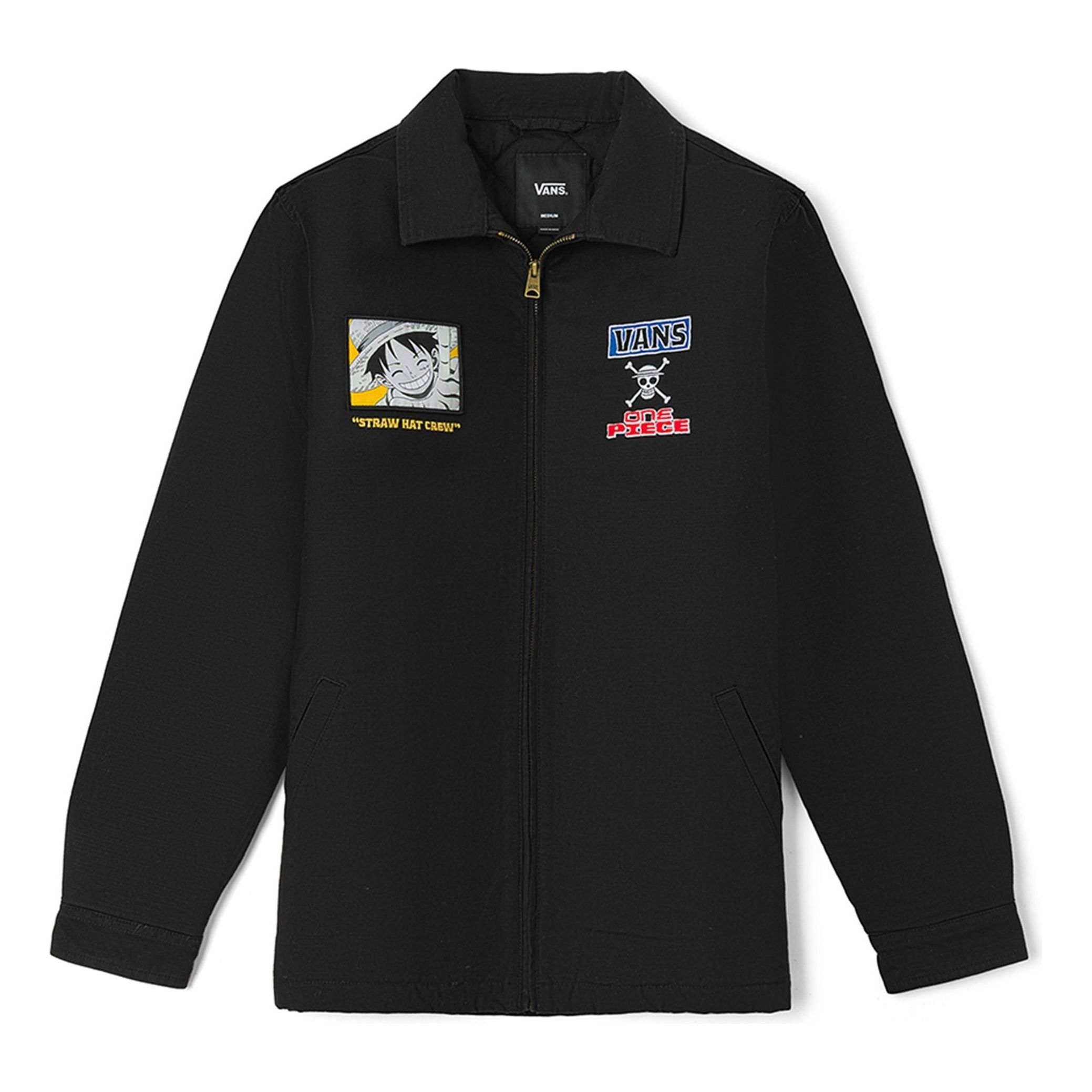 Vans x One Piece Station Jacket 'Black' VN00062QBLK sold by KicksCrew